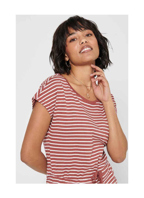 Robe courte rouge ONLY pour femme