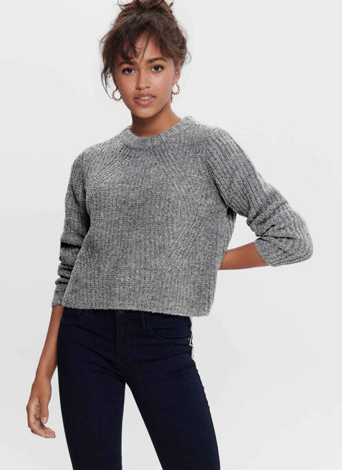 Pull gris ONLY pour femme