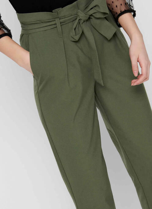 Pantalon slim vert ONLY pour femme