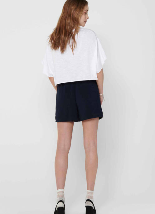 Short bleu ONLY pour femme