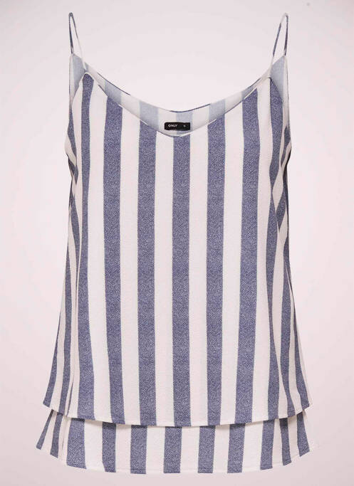 Top bleu ONLY pour femme