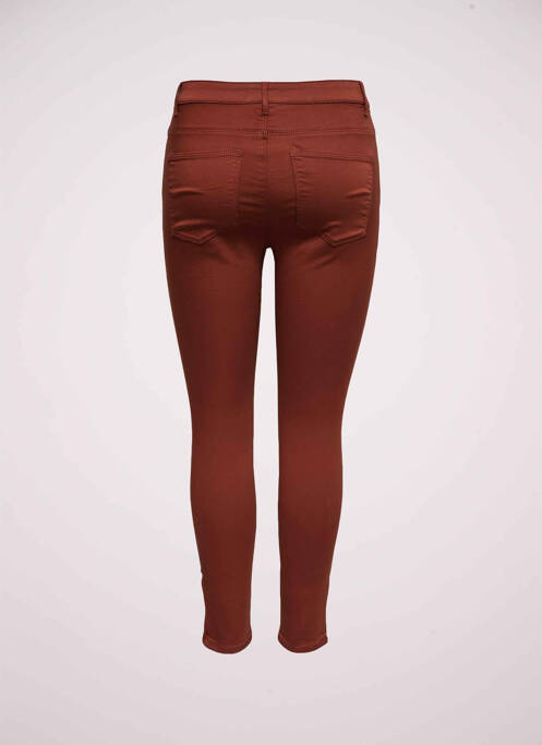 Jeans skinny marron ONLY pour femme