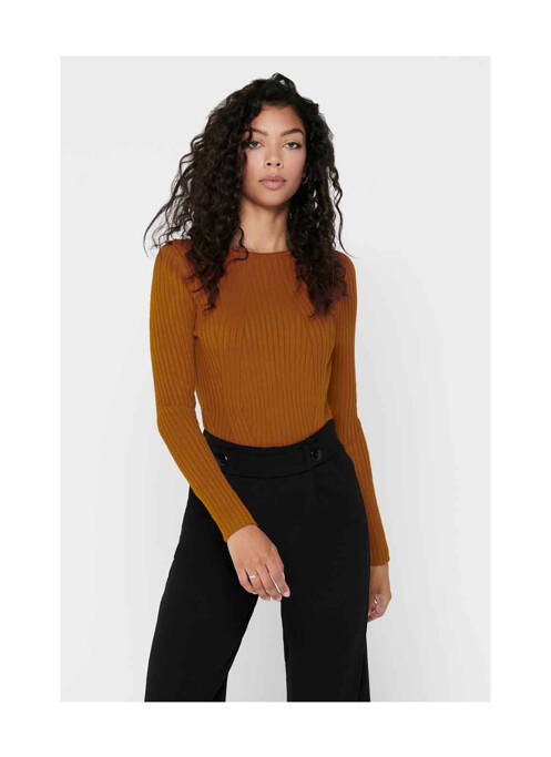 Pull orange ONLY pour femme
