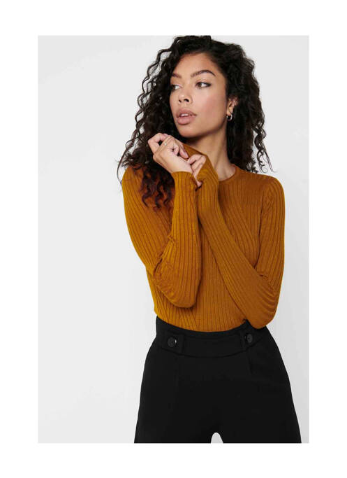 Pull orange ONLY pour femme