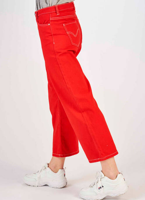 Pantalon flare rouge ONLY pour femme
