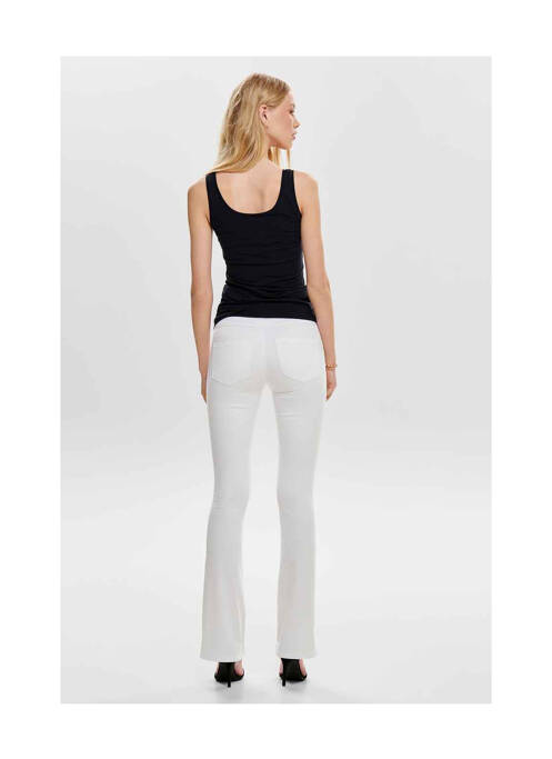 Pantalon droit blanc ONLY pour femme