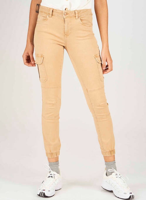 Pantalon cargo marron ONLY pour femme