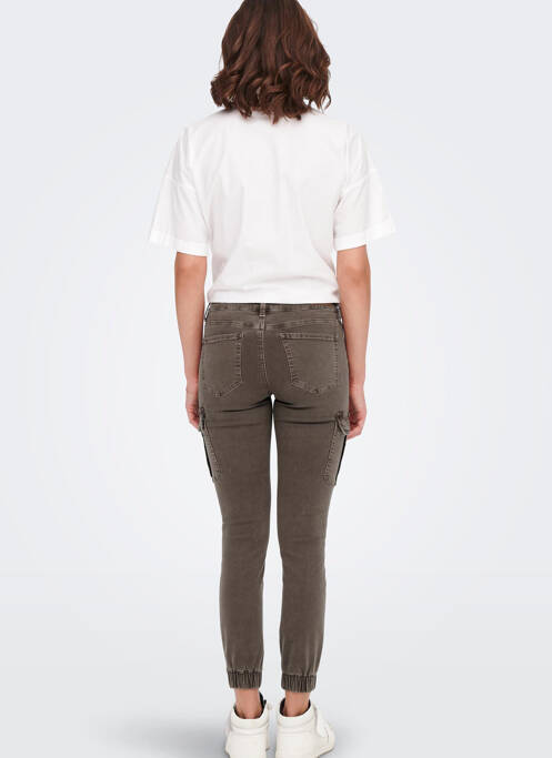 Pantalon cargo marron ONLY pour femme