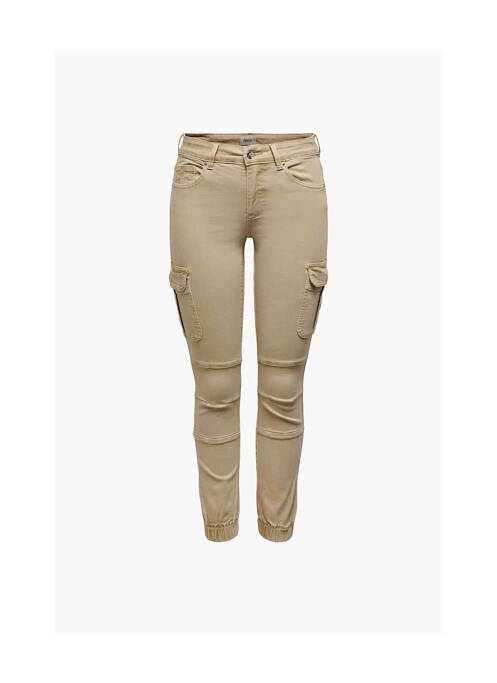 Pantalon cargo beige ONLY pour femme