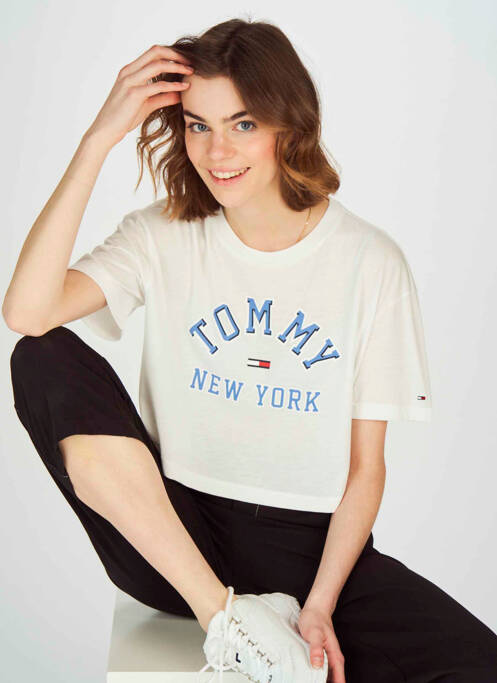 Pantalon 7/8 noir JACQUELINE DE YONG pour femme