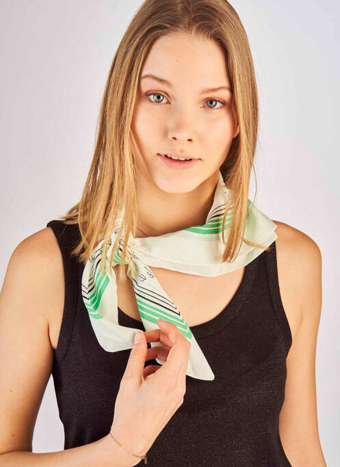 Foulard vert ONLY pour femme