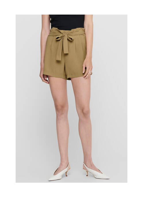 Short marron ONLY pour femme