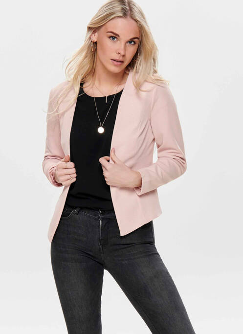 Blazer rose ONLY pour femme