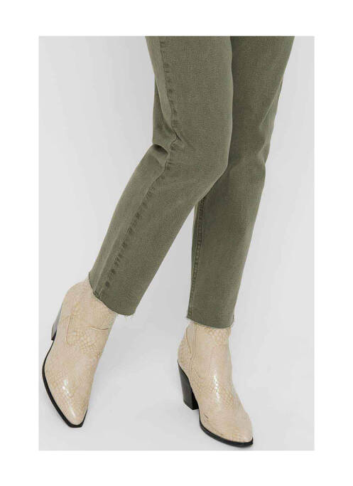 Jeans coupe slim vert ONLY pour femme