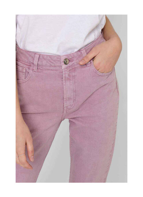 Jean coupe Mom violet ONLY pour femme