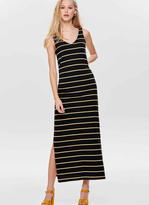 Robe longue noir ONLY pour femme