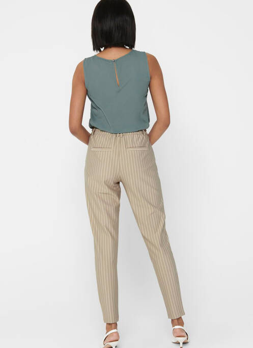 Pantalon chino beige ONLY pour femme