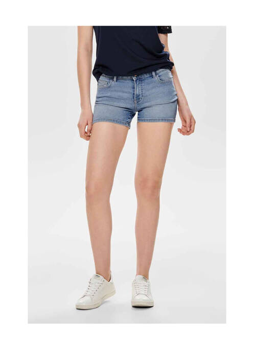Short bleu ONLY pour femme