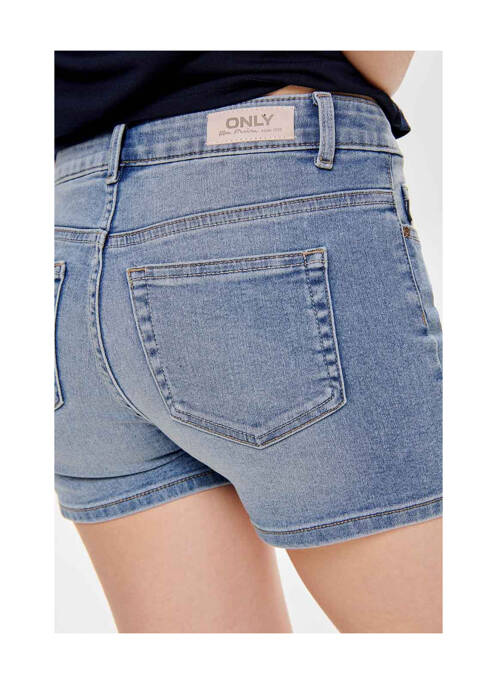 Short bleu ONLY pour femme