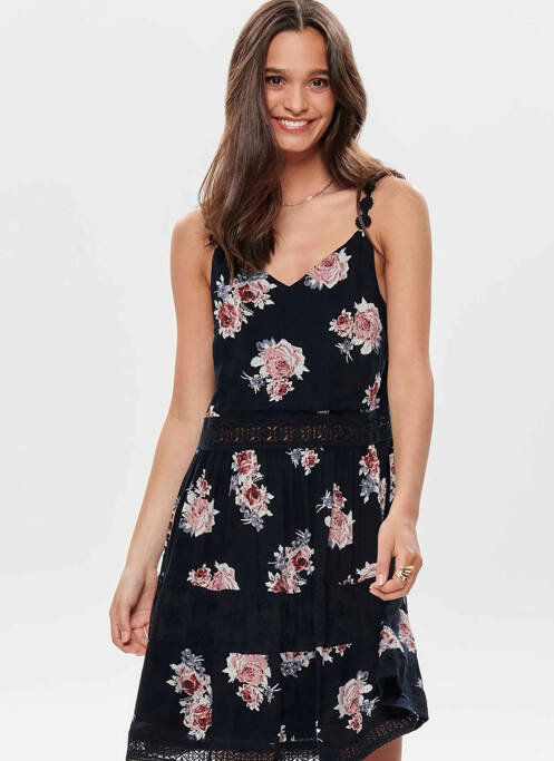 Robe courte bleu ONLY pour femme