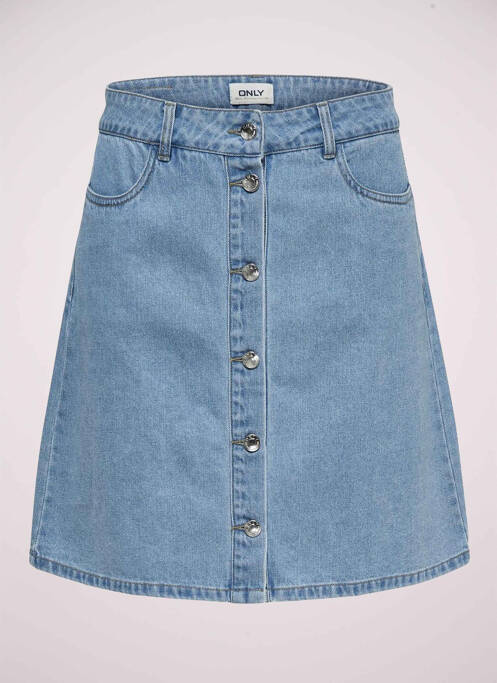 Jupe courte bleu ONLY pour femme