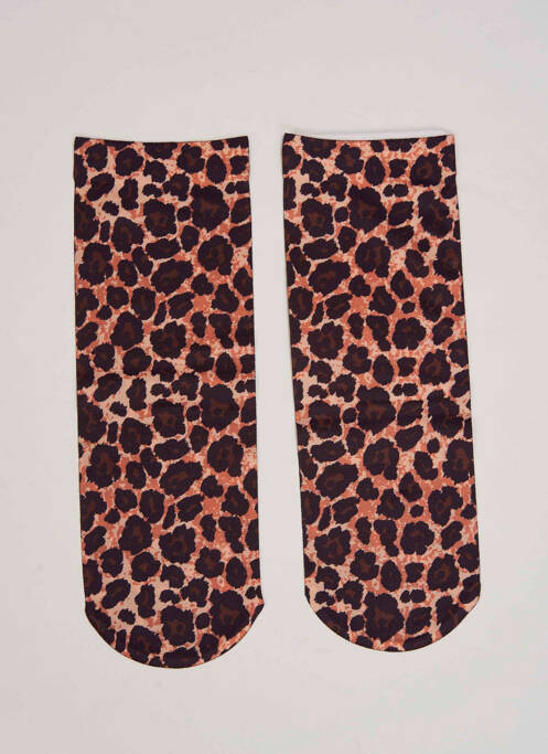 Chaussettes marron ONLY femme