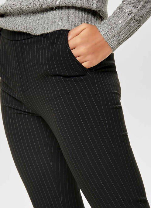Pantalon droit noir ONLY pour femme