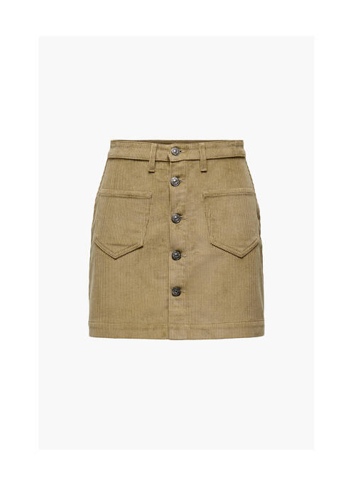 Jupe courte beige ONLY femme