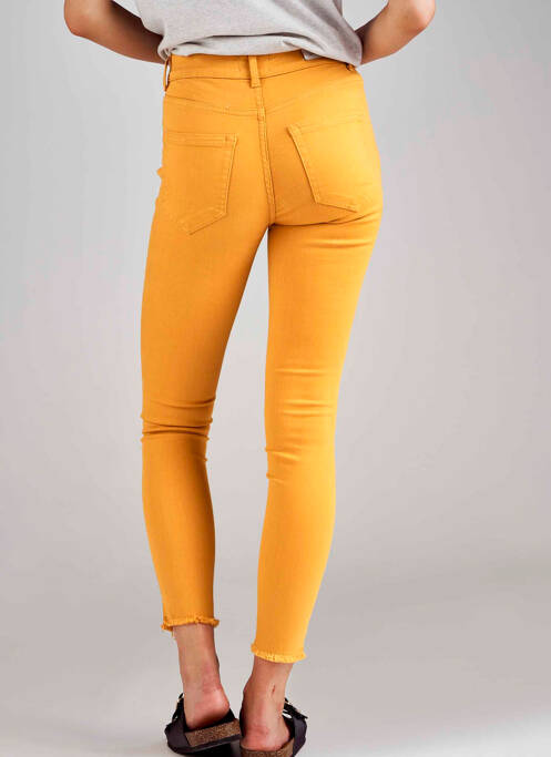 Jeans coupe slim jaune ONLY pour femme