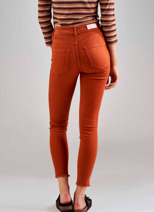 Jeans skinny marron ONLY pour femme