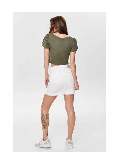 T-shirt vert ONLY femme