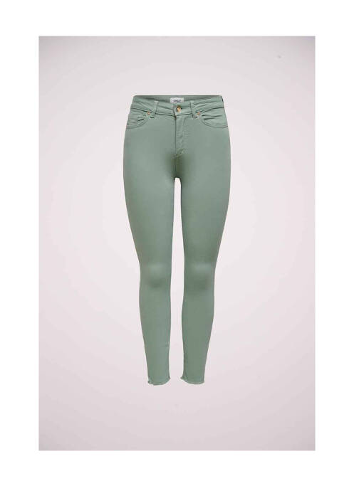 Jeans skinny vert ONLY pour femme