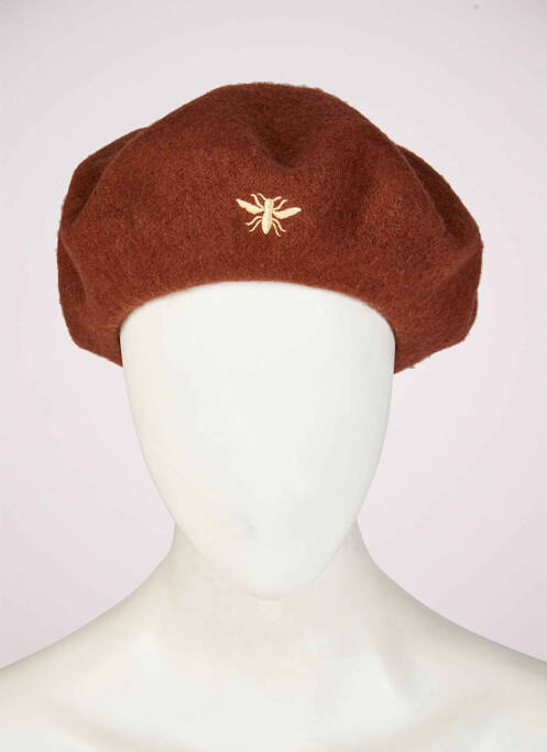 Bonnet marron ONLY femme