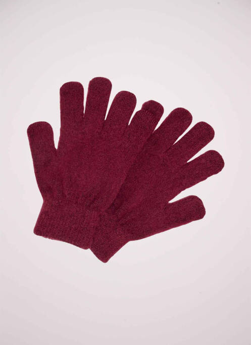 Gants rouge JACQUELINE DE YONG pour femme