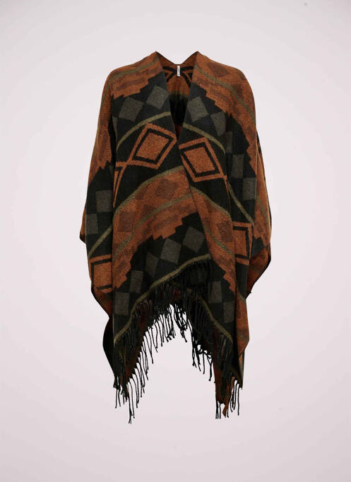 Poncho noir ONLY pour femme
