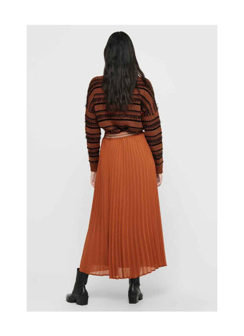 Jupe longue marron ONLY femme