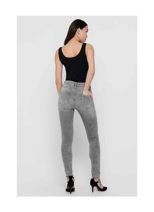 Jeans skinny gris ONLY pour femme