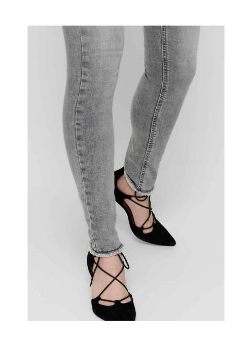 Jeans skinny gris ONLY pour femme