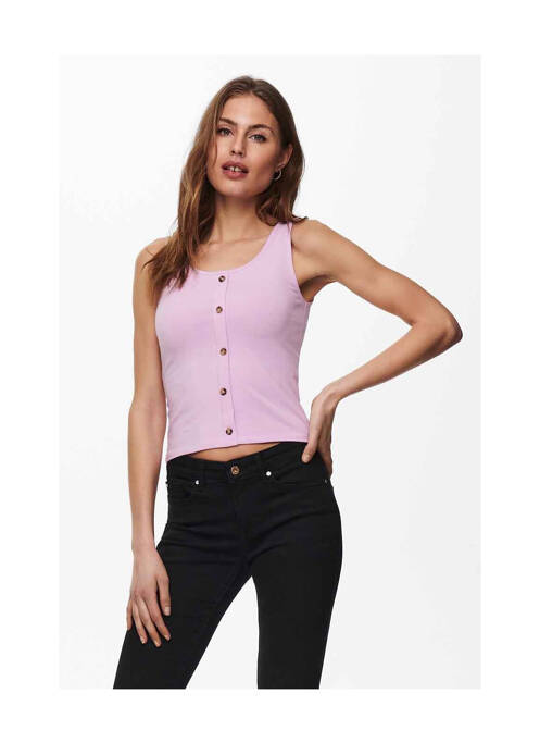 Débardeur rose ONLY pour femme