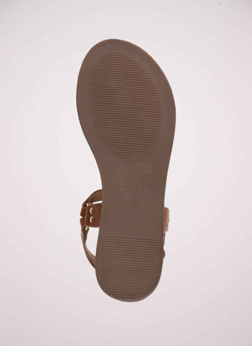Sandales/Nu pieds marron ONLY femme