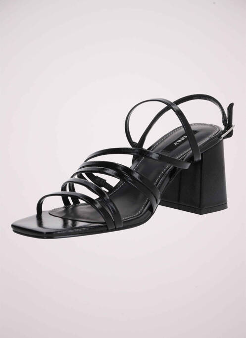 Sandales/Nu pieds noir ONLY femme