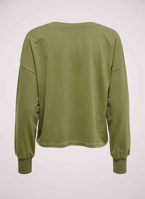 Sweat-shirt vert JACQUELINE DE YONG pour femme