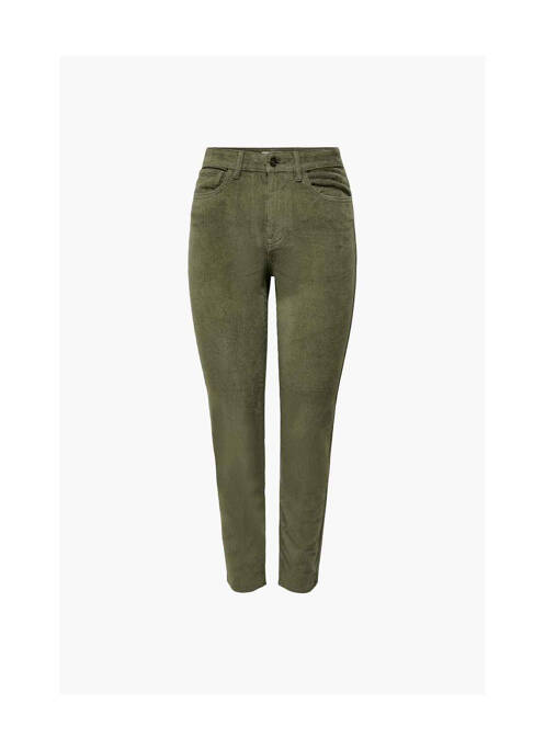 Pantalon slim vert ONLY pour femme