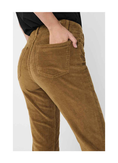 Pantalon droit marron ONLY pour femme