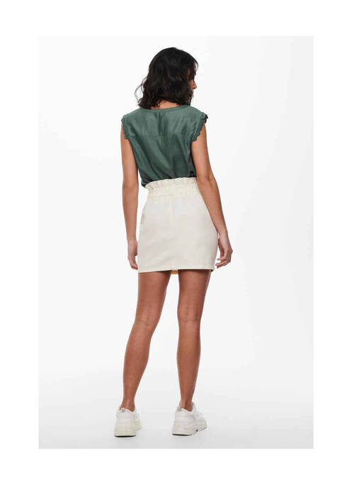 Jupe courte beige ONLY femme