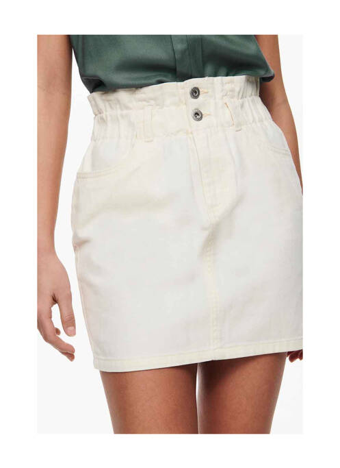 Jupe courte beige ONLY femme