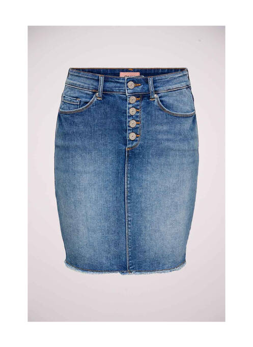Jupe courte bleu ONLY pour femme