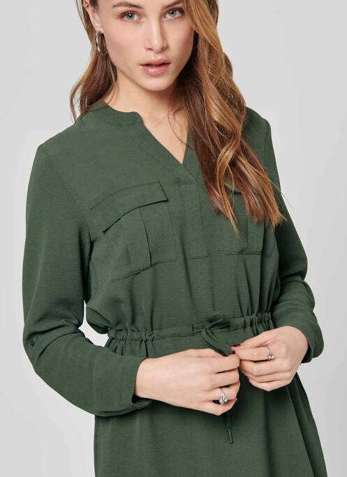Robe courte vert ONLY femme