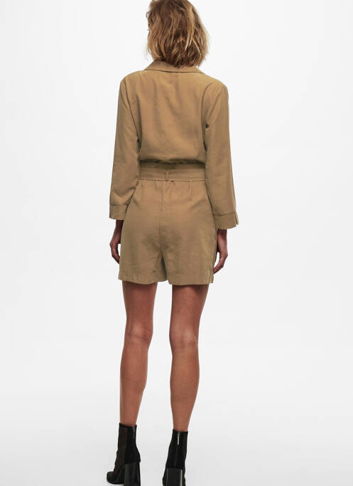 Combishort beige ONLY pour femme
