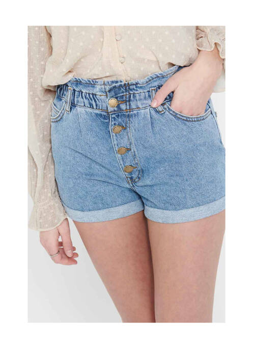 Short bleu ONLY pour femme